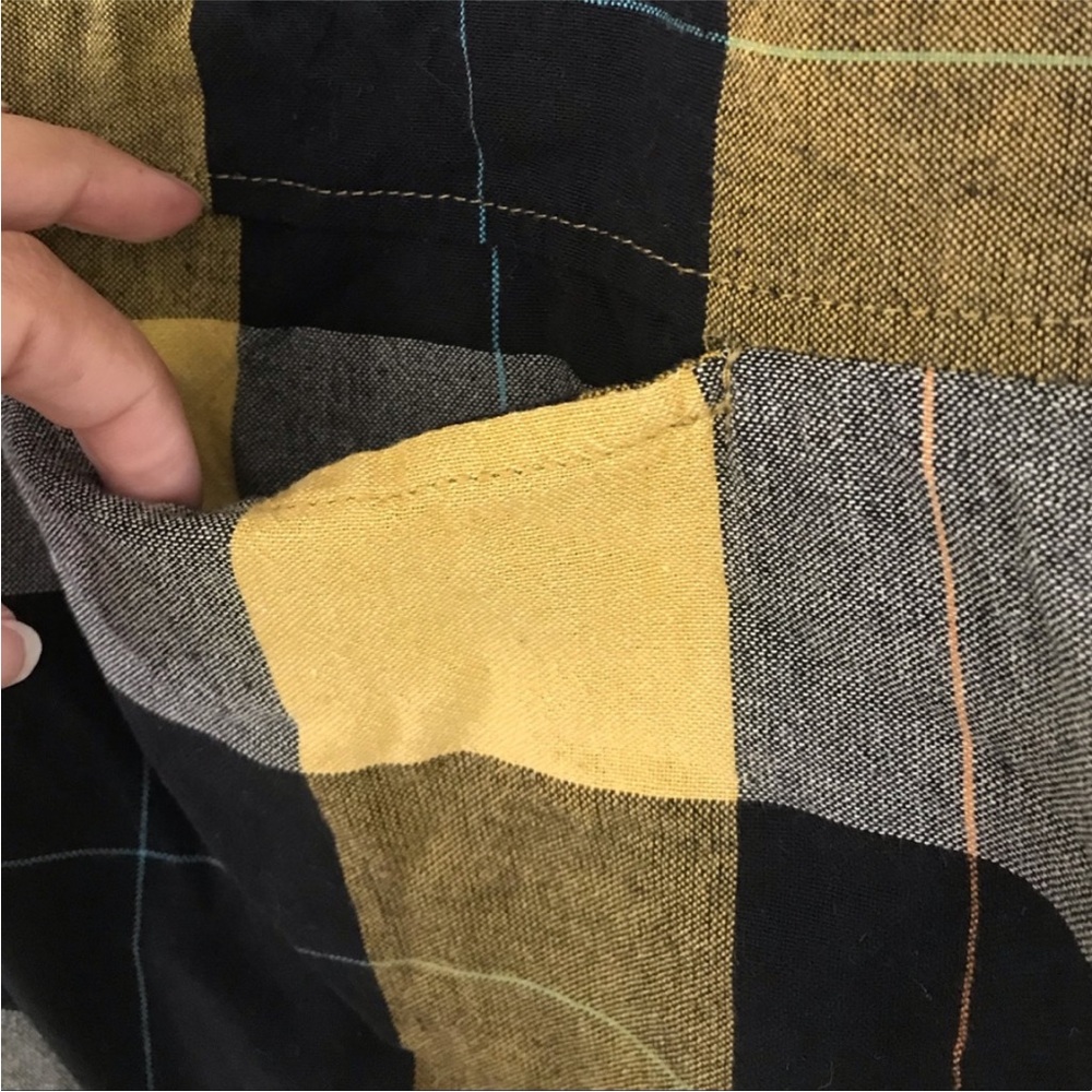 ✨💛 Modcloth Mata Traders Dress plaid fall - Picture 6 of 8
